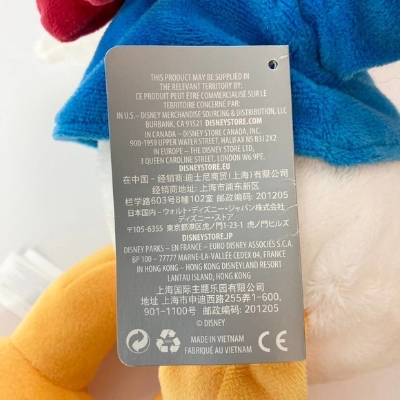disney Store Donald Duck 15" Plush Stuffed Animal Toy with Original Tags Soft - Picture 10 of 16